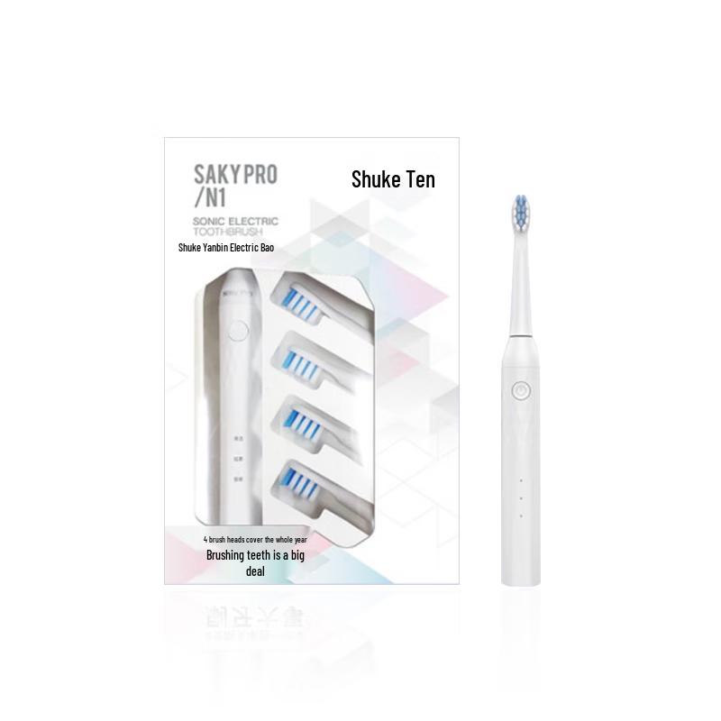 Зубная щетка Shuke+ N1 Sonic Electric, вилка CN (адаптер в комплекте) white JDST online