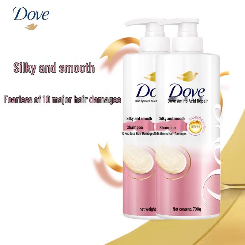 Шампунь Dove с аминокислотами для шелковистости (700 г х 2) white JDST online