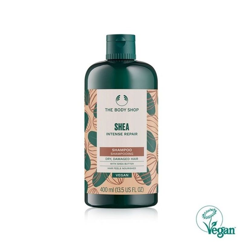The Body Shop Шампунь с маслом ши для интенсивного восстановления 400 мл (42595) FREE white