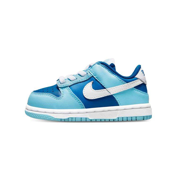 Детские кроссовки Nike Dunk Low Retro QS TD Argon 2022 Blue Flash White DV2634-400 19.5 blue