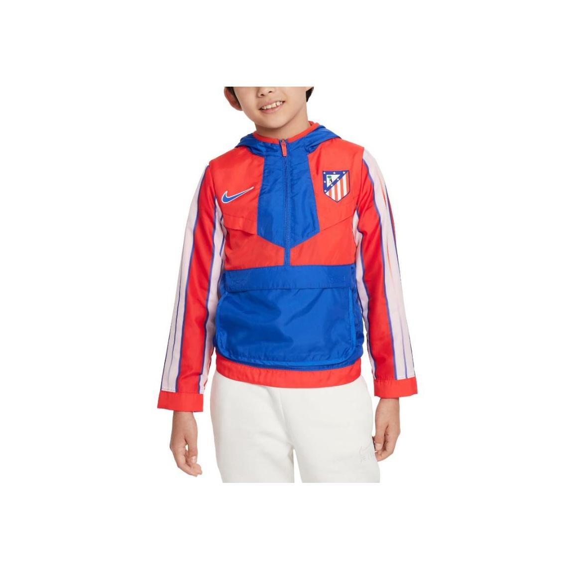 Куртка детская Nike Atlético Madrid 24/25 с капюшоном мягкая модная красная FQ3170-696 XL blue