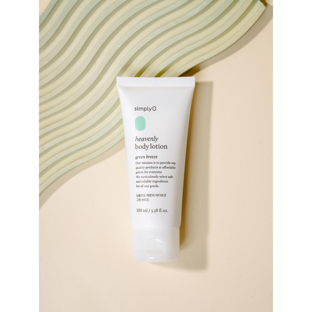 Daiso Simpleo Heavenly Body Lotion 100 мл Green Breeze Fragrance beige Kcosme