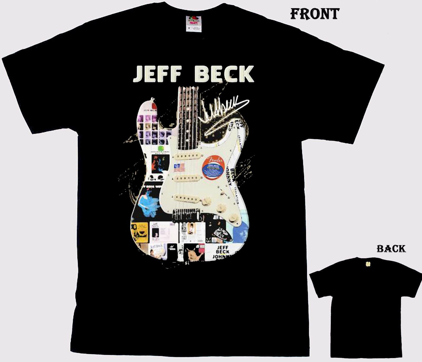 New! Guitar jeff beck band members signatures shirt Gift 2026 S5XL I0243 S gray LumiLuxe