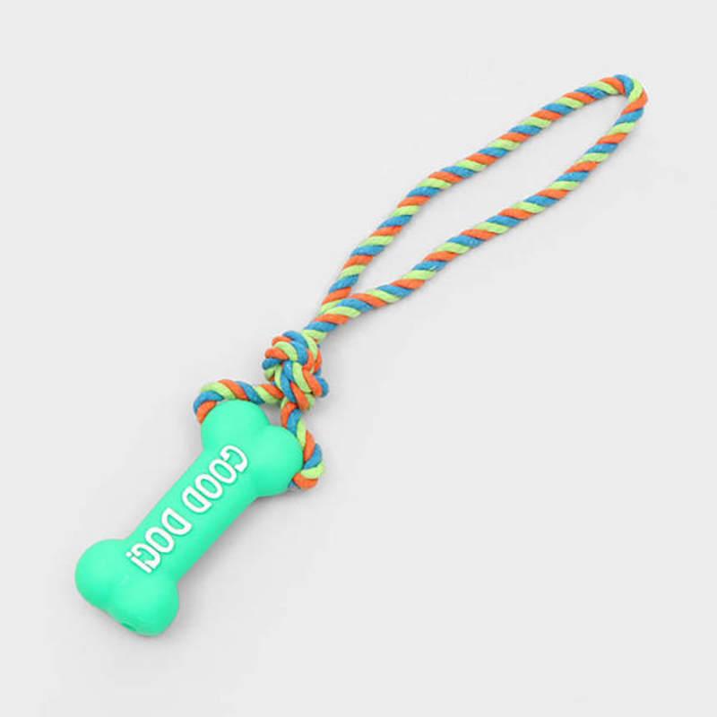 [Питомец] Хорошая игрушка для собак из костной нити blue Daiso