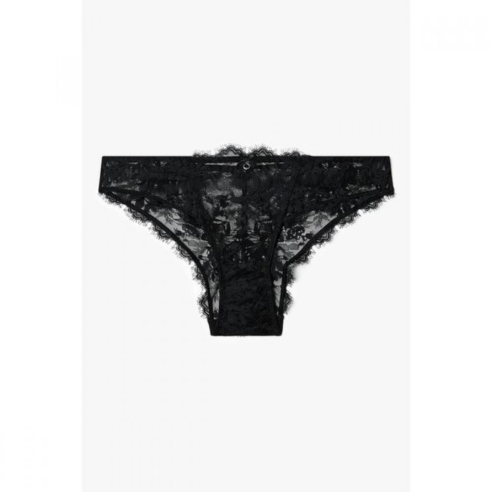 Emporio Armani Женские сетчатые трусы с цветочным принтом 0825311527 S(90) gray