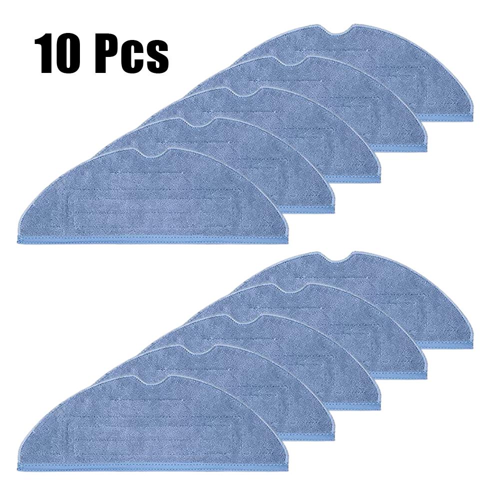 /T7+/T7S Подушечки для швабры, 5/10 шт., замена микрофибры 10pcs gray Robot Sweeping Accessories