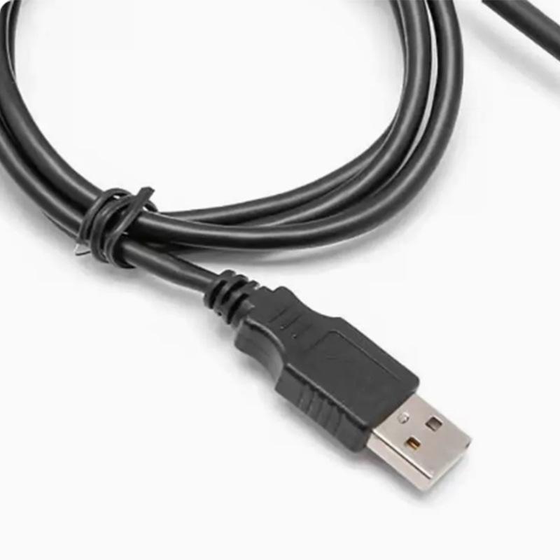 Экранированный кабель USB - MX1.25 с терминалом, магнитным кольцом и емкостным сенсорным экраном, поддержка питания и данных black SwiftNex
