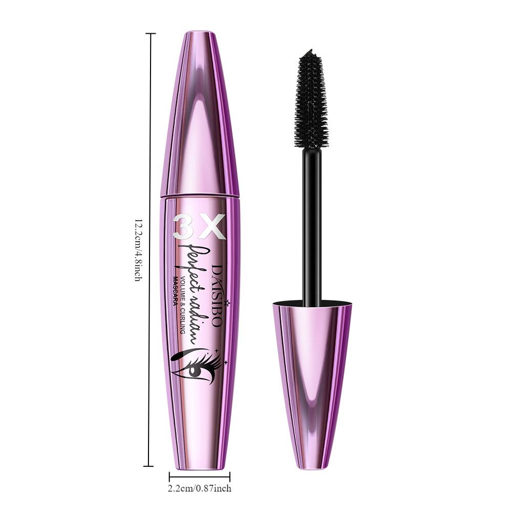 3X Черная тушь для ресниц Super Dense Non-Smudge Eye Black Slim Long Drying Long Lasting Waterproof Новая распыляемая тушь для ежедневного макияжа глаз black I fashionable