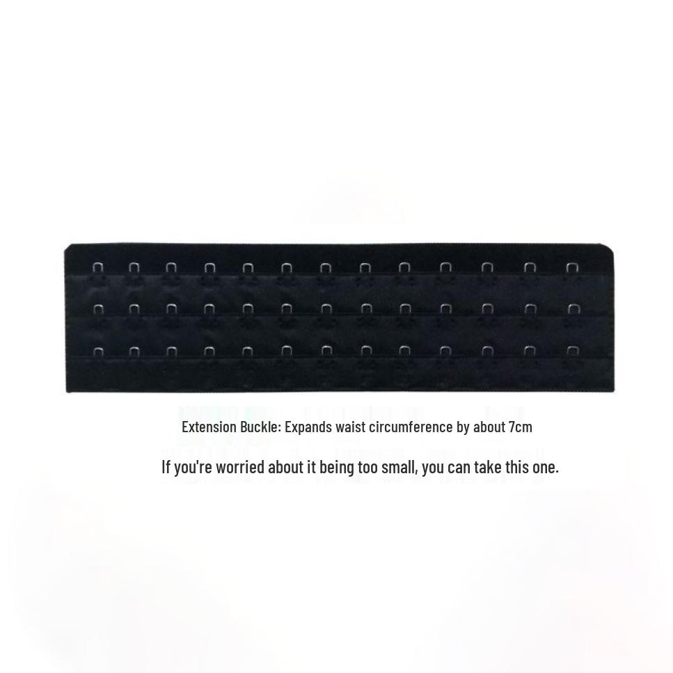 Летний Пояс-Тренажер для Похудения с Эффектом Сауны: Фитнес-резинка для сжигания жира и послеродового похудения Extension Buckle black the BAY