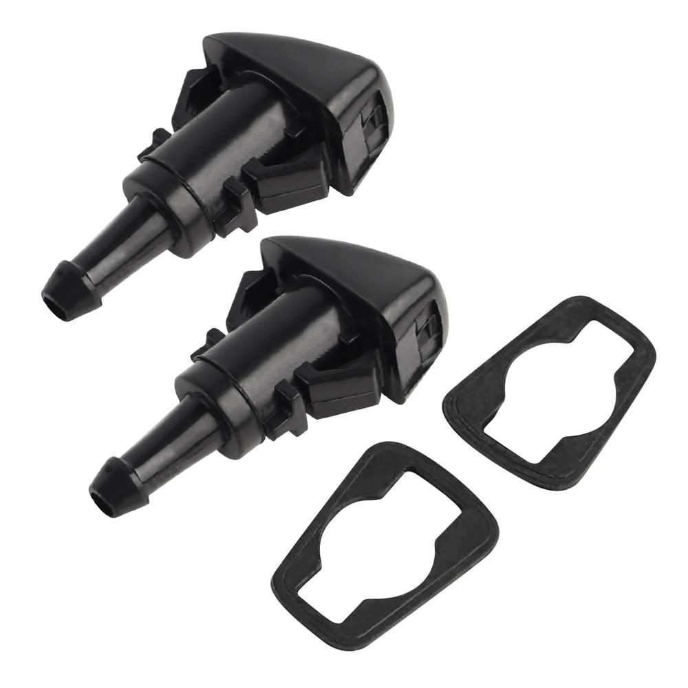 2x Форсунка омывателя ветрового стекла для Dodge Avenger 2008-11 Charger 2006-10 black Car replacementparts