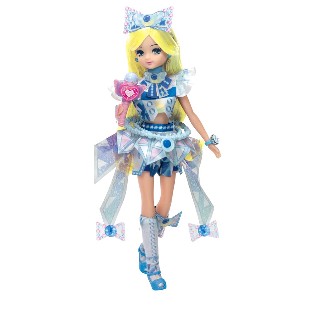 Takara Tomy Кукла Секретный Глаз Принцесса Мицуки x Цубаса Игрушка для Ролевых Игр для Детей от 6 лет Платья для Ликка-чан gray