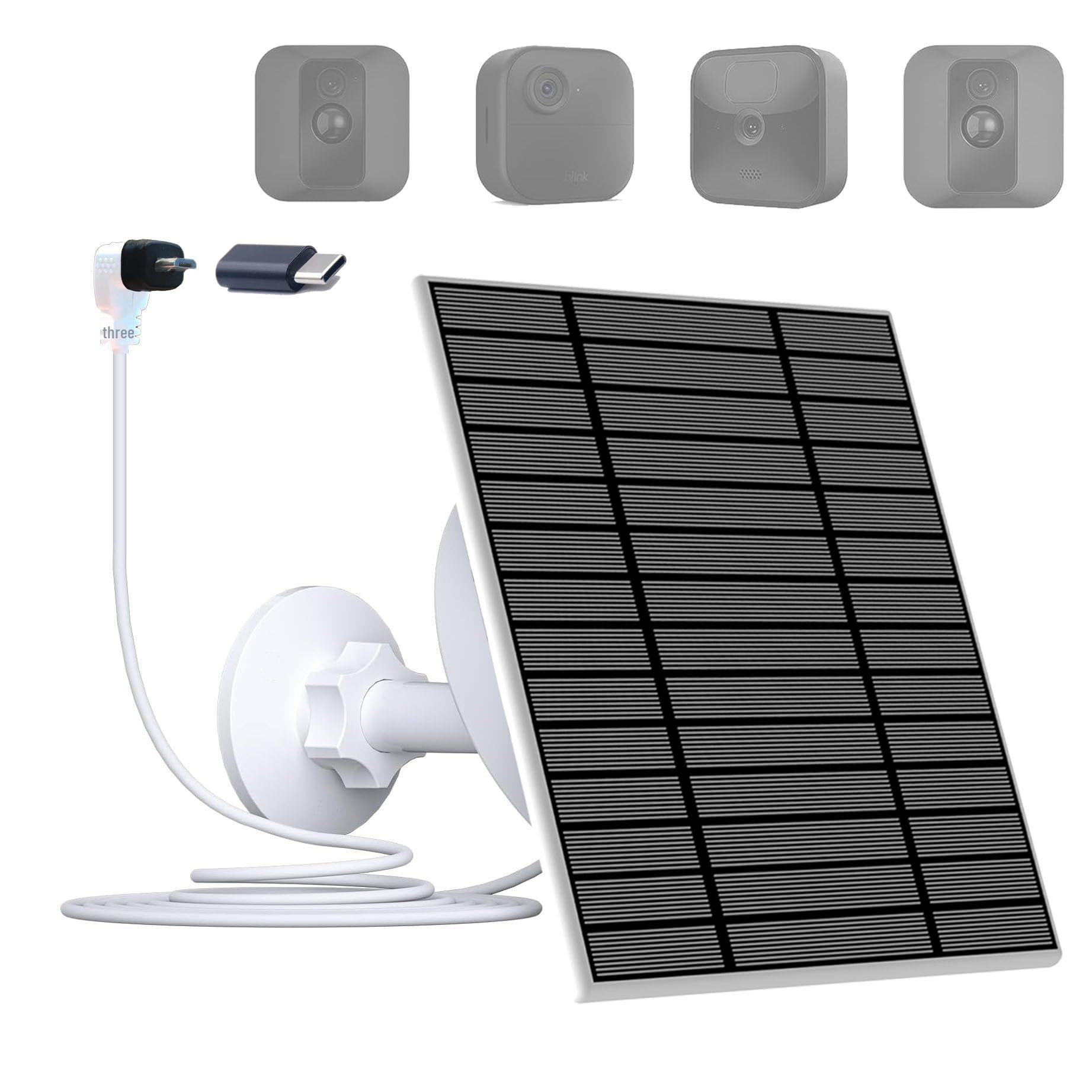Солнечное зарядное устройство 5 Вт/8 Вт для Blink XT, XT2 и New Outdoor (Часть 1) 5W solar panel with 5200mAh battery black TopSky