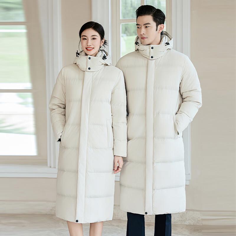 Унисекс пуховик средней длины с капюшоном Tremon 4XL white JDST online