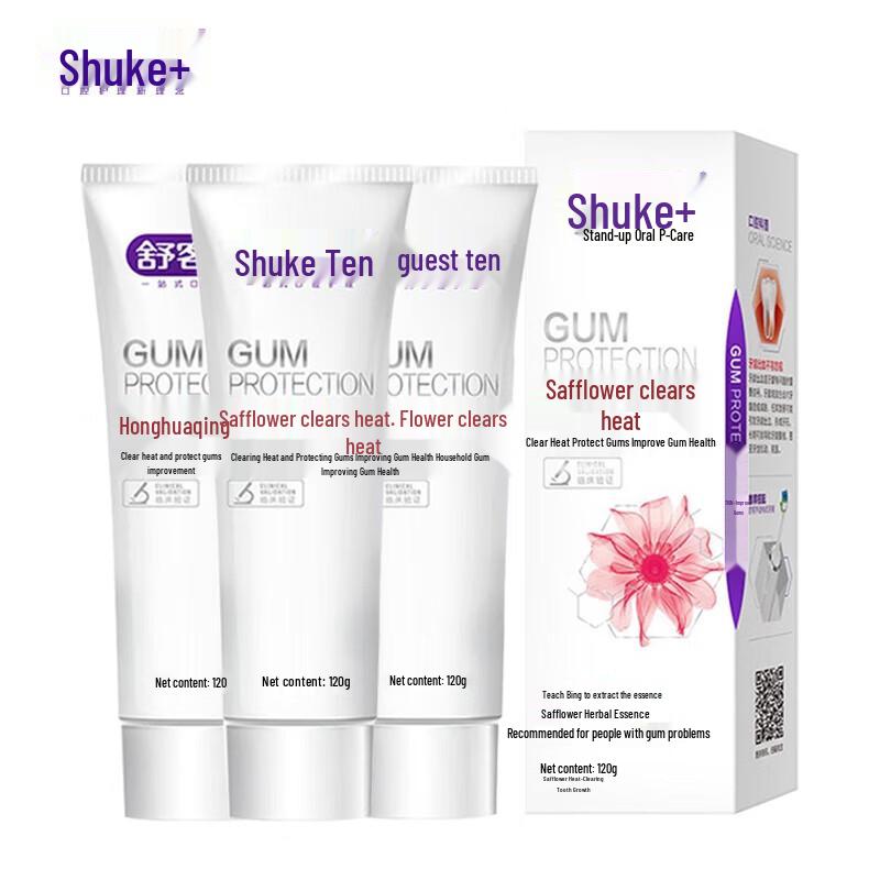 Набор зубных паст Shuke для защиты десен с сафлором white JDST online