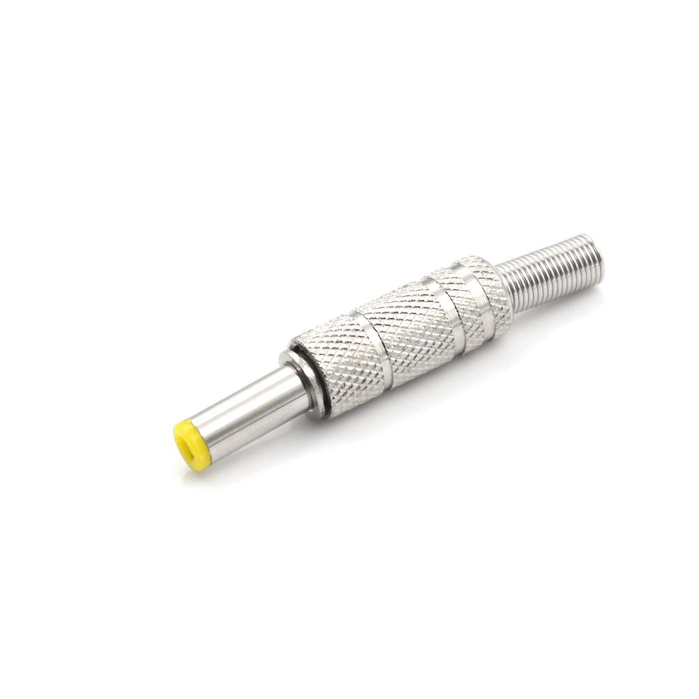 1 шт. металлический 5.5X2.1 мм DC штекерный разъем адаптера питания 5.5x2.1mm white Fleur Florence