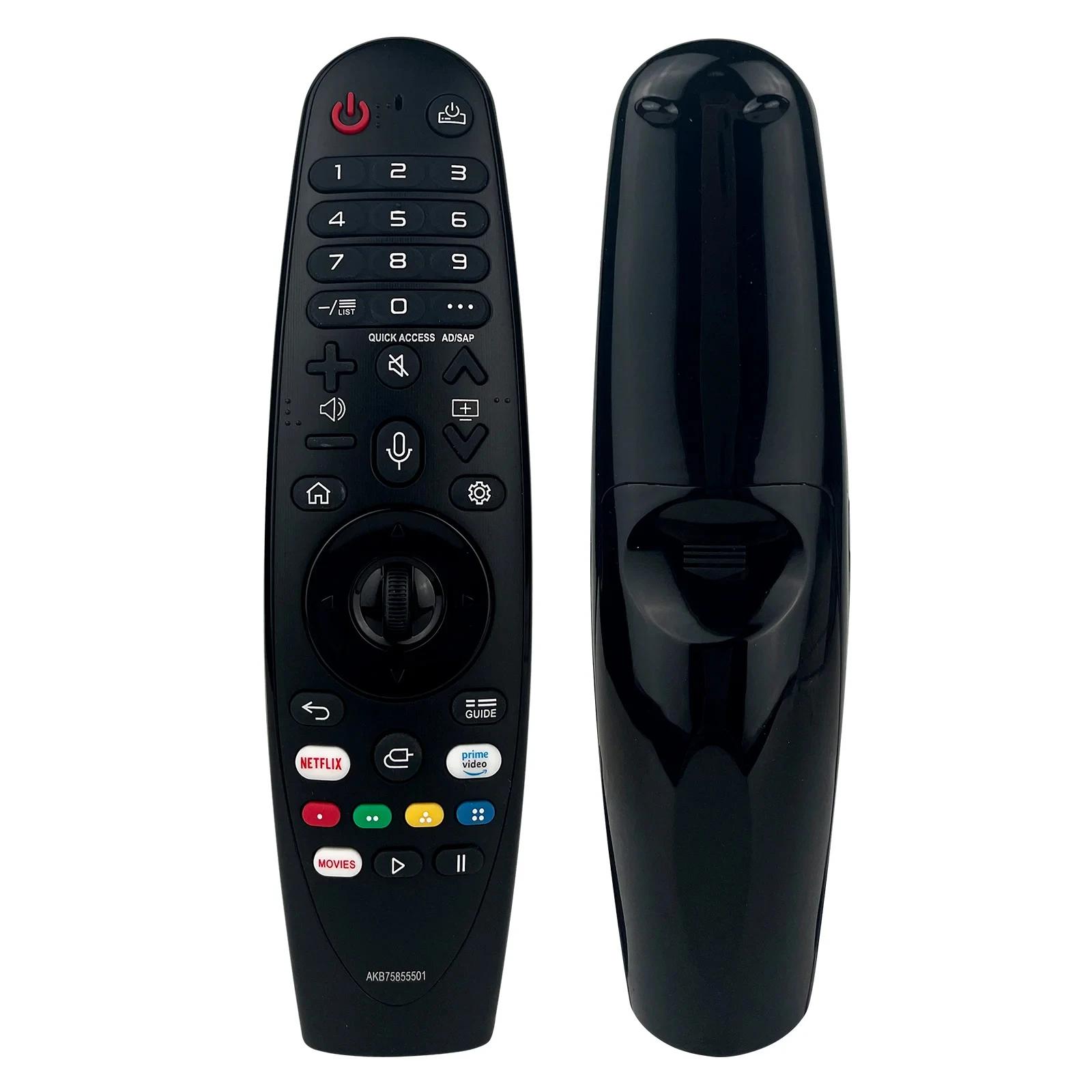Замена пульта Magic с указателем и функцией голосового управления для Smart TV UHD OLED QNED телевизоров. Совместим с горячей клавишей Netflix. black Automobile Club