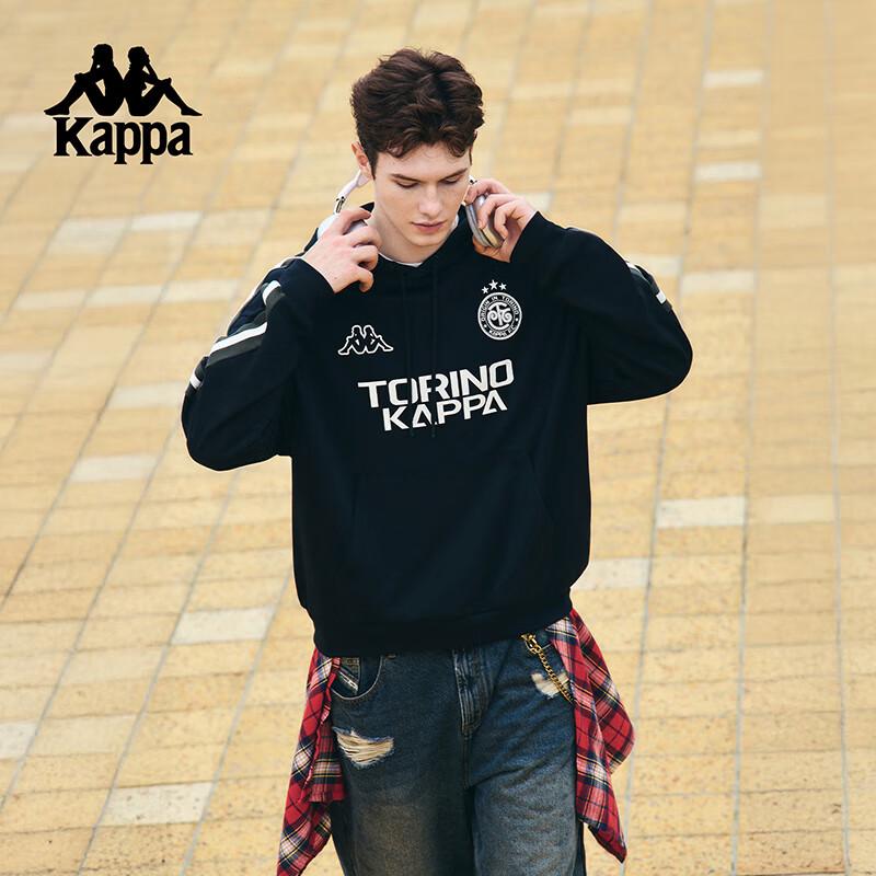Женская толстовка с капюшоном в американском стиле Kappa L чёрный