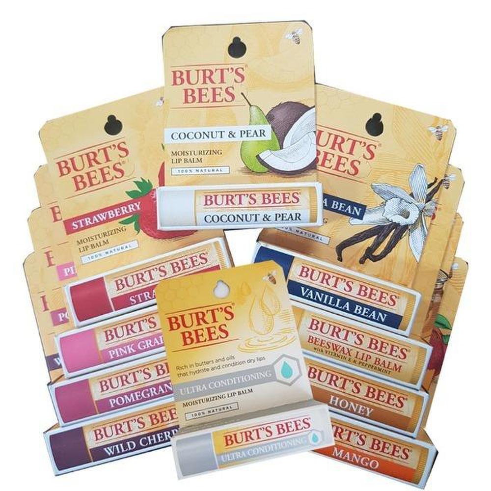 Burt s Bees 3 бальзама для губ Кондиционер/Мед/Грейпфрут/Воск/Манго _ Ultra conditioning 3 beige