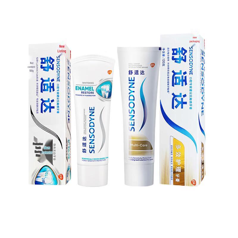Sensodyne Восстановление Эмали и Мульти-Уход Зубная Паста Экономичная Упаковка white JDST SELECTION