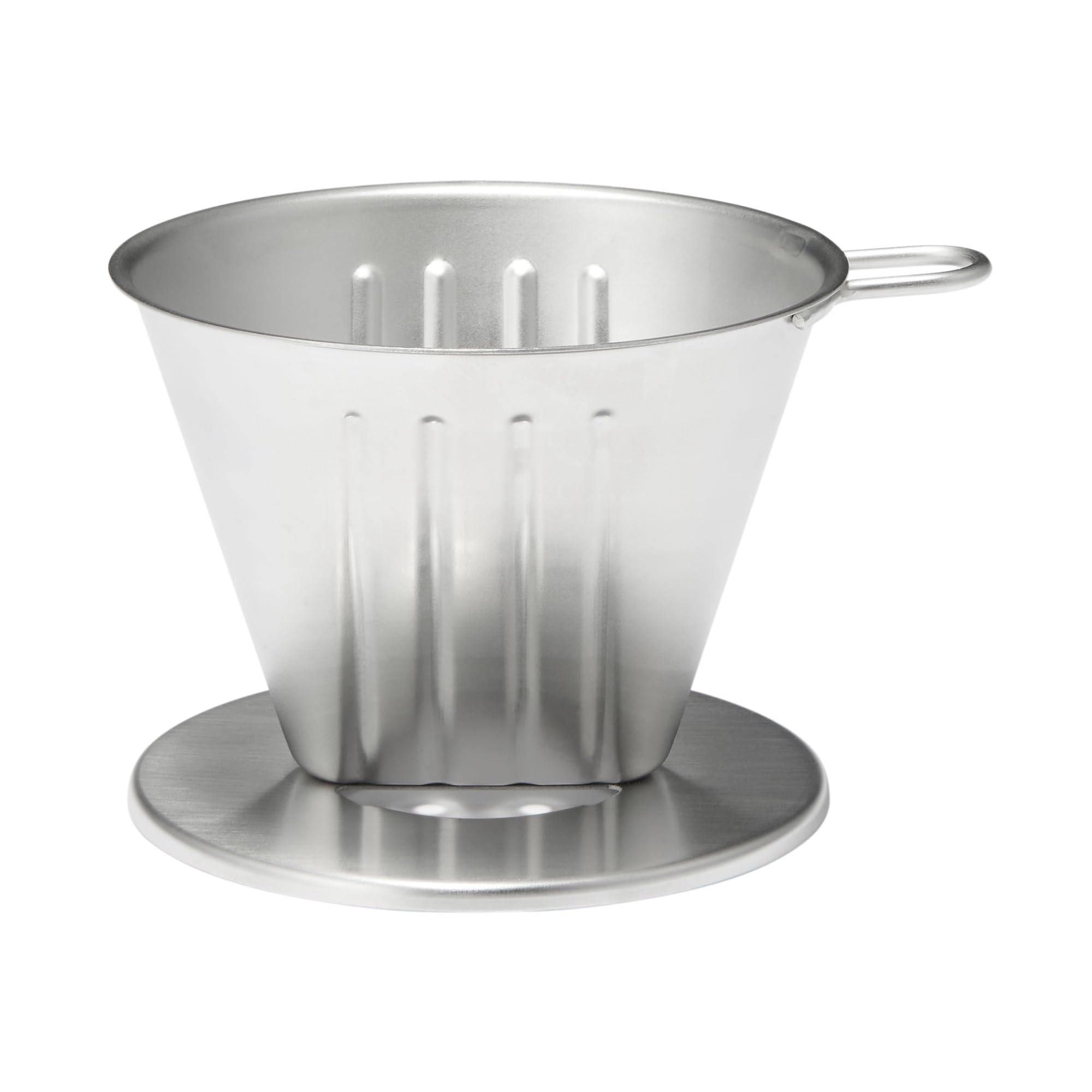 MUJI Дриппер из нержавеющей стали Серебристый x x 8см для чашек 15090822 12.5 10.5 (высота) 2-3 white Nippon-Mart