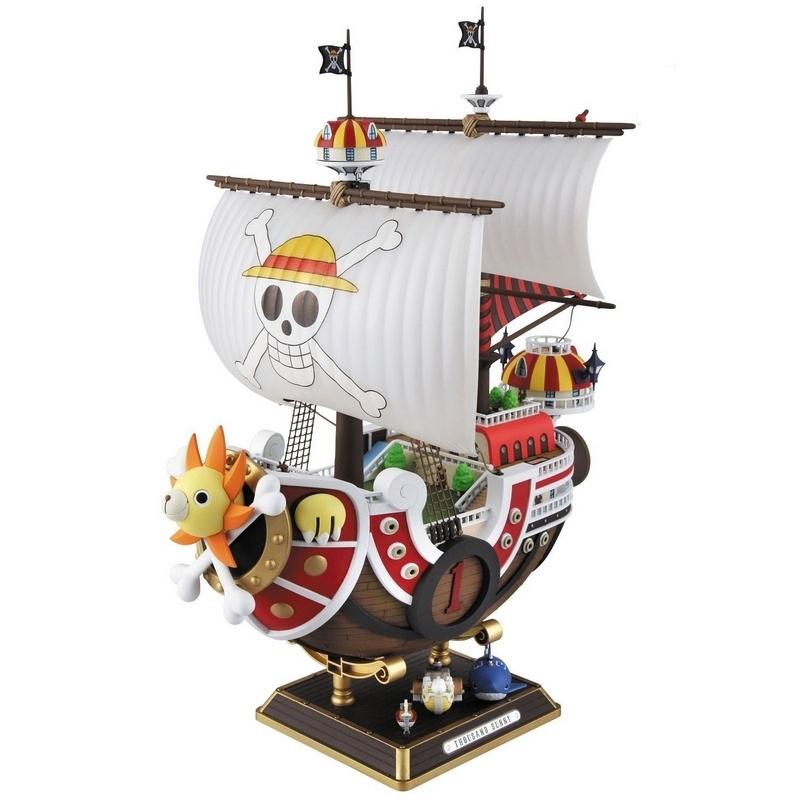 Аниме One Piece Тысяча Солнечных & Лодка Мерил Пиратский Корабль Фигурка ПВХ Фигурка на шарнирах Игрушки Коллекционная Модель Игрушка Подарки no box white Fashnics