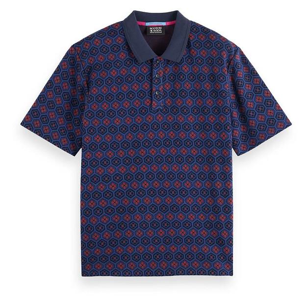 Scotch & Soda 178515 поло с короткими рукавами EU 2XL blue
