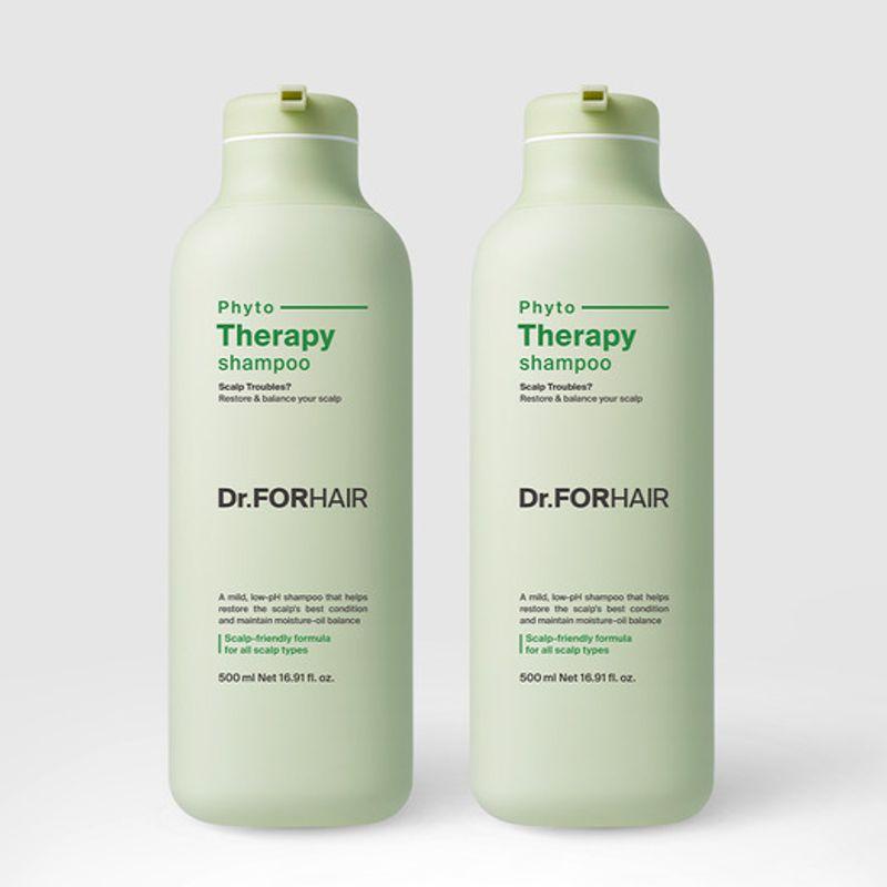 Dr.FORHAIR Шампунь Фитотерапия для чувствительной кожи головы 500 мл x 2 select beige