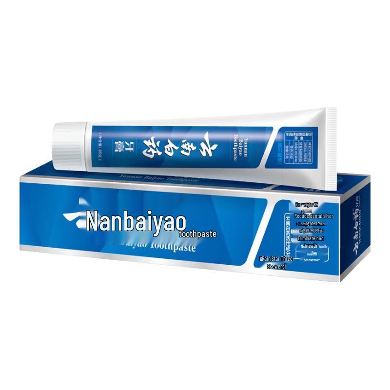 Зубная паста Yunnan Baiyao с мятой перечной 65 г x 4 упаковки gray JDST online