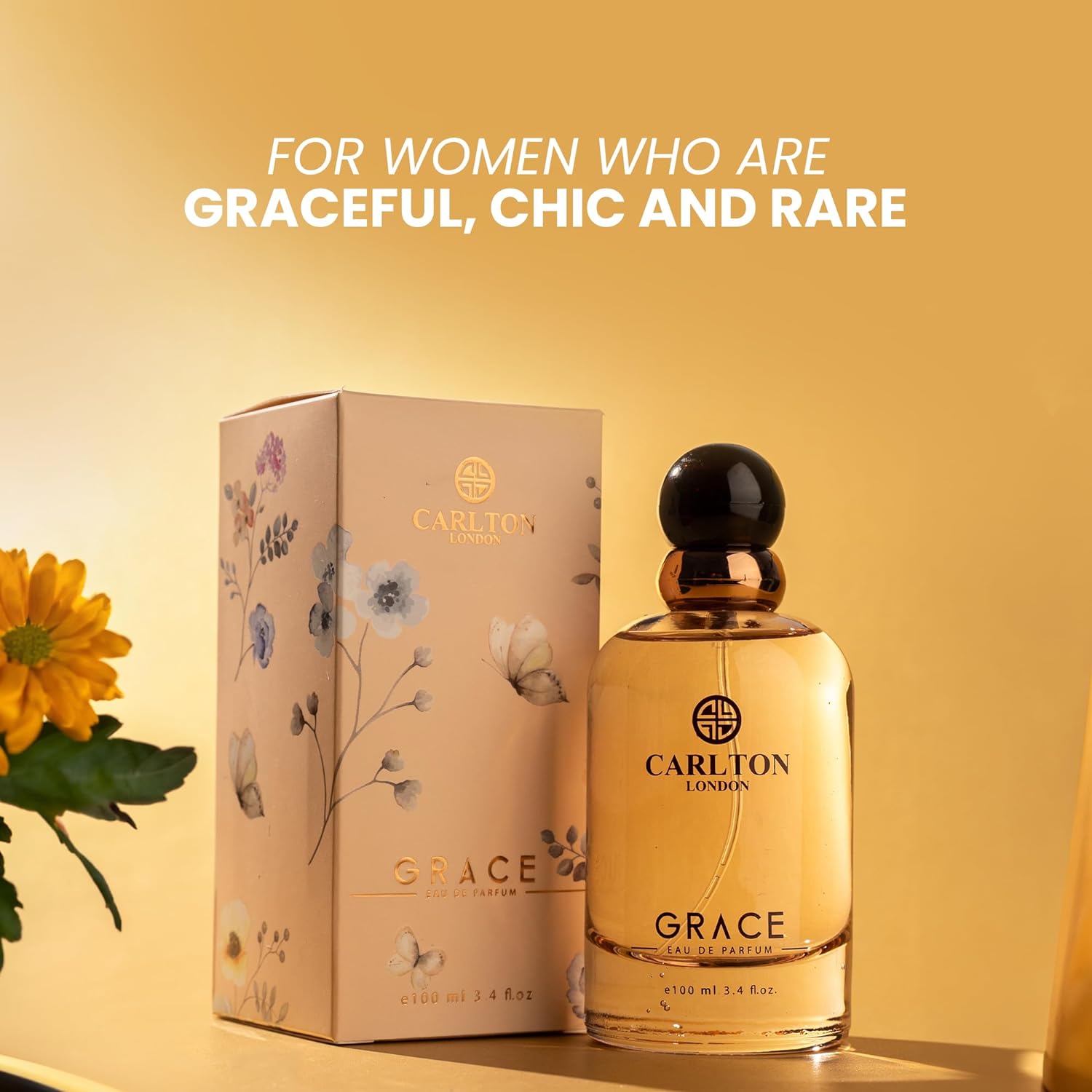 Carlton London Women Grace Eau De Parfum - 100 мл I Лучший парфюм для женщин и девочек I Стойкий аромат | Аромат EDP 100 ML beige wild-era