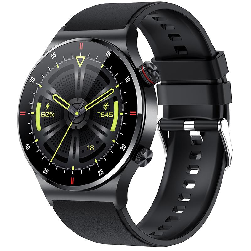 Nfc Bluetooth Call Smart Watch Men Amoled Водонепроницаемые вращающиеся кнопки Ecg+ppg Smartwatch Man Sport Fitness Tracker+box gray BWwatchTop