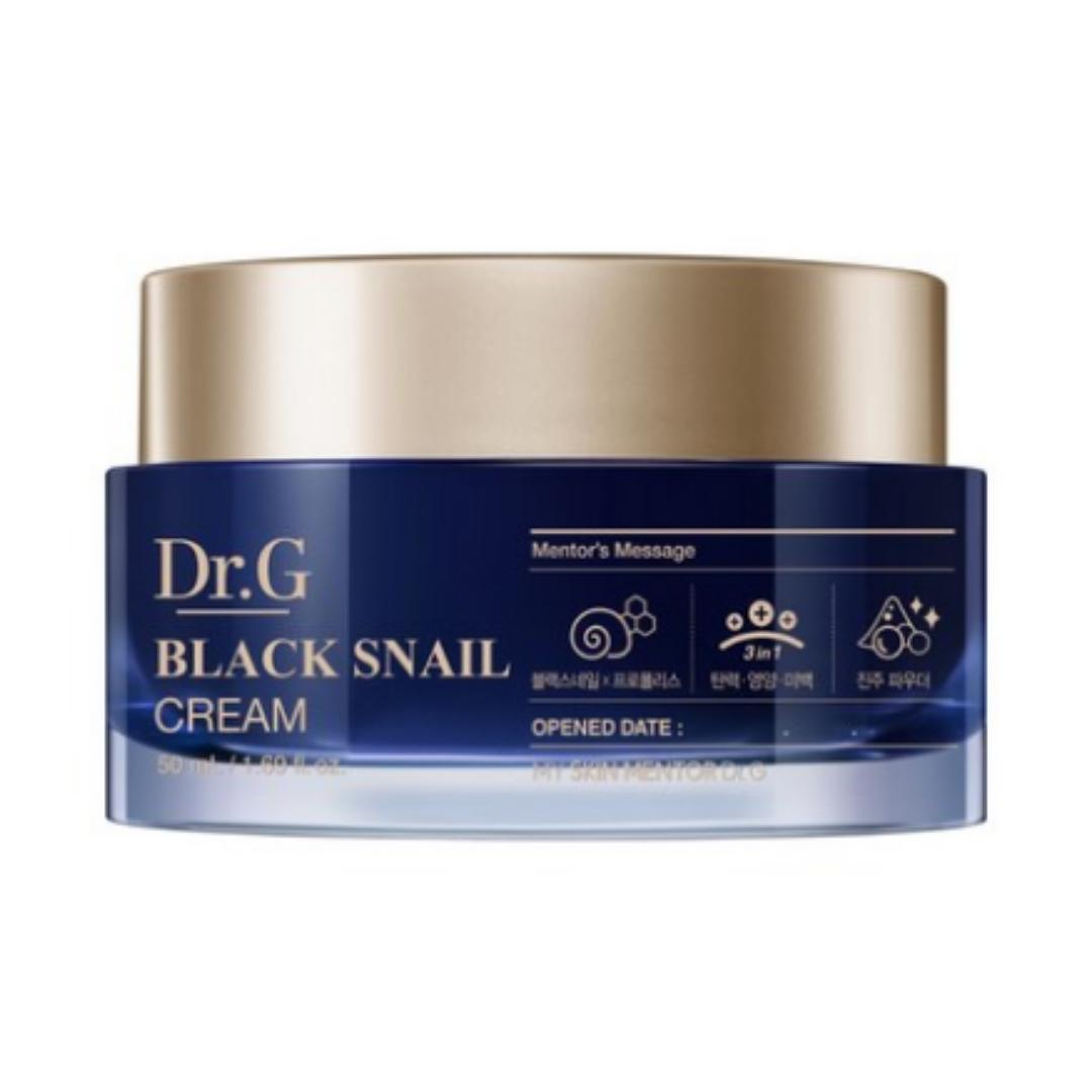 Крем для лица Dr.G Black Snail Cream, 50 мл, 1 шт. beige