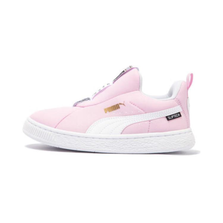 Детские кроссовки Puma Joyflex Sliptech Удобные Повседневные Низкие Розовый Белый 401140-03 28 white
