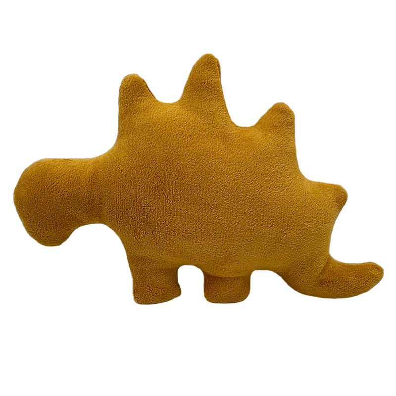 Dino Chicken Nugget Dinosaur Series T-Rex Stegosaurus Plush Toy 46cm brown Prettiest Time