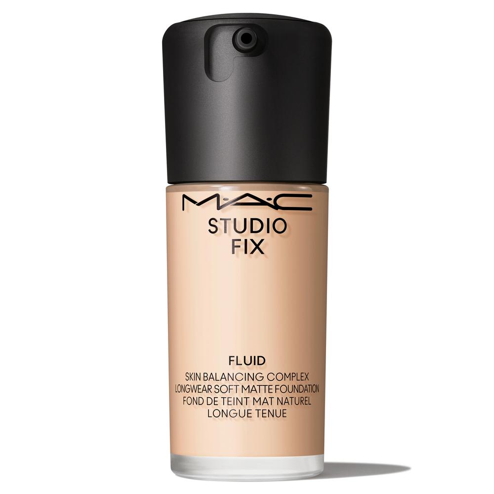 Тональный крем Mac Studio Fix Fluid Skin Balancing Complex Longwear Soft Matte Foundation SPF 25 PA++, NC15, 1 штука, 30 мл beige BeautyGlam