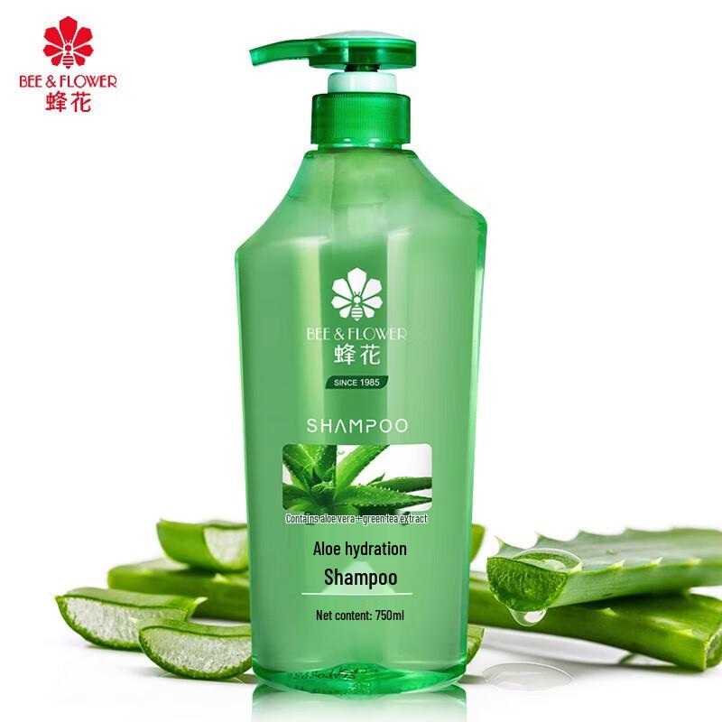 Увлажняющий и матирующий шампунь с алоэ Fonghua green BEE&FLOWER