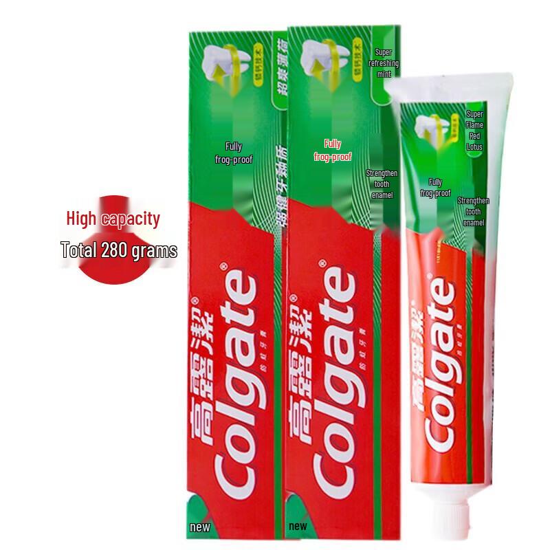Colgate Total Зубная паста против кариеса Экстра Свежесть Мяты Двойная упаковка green