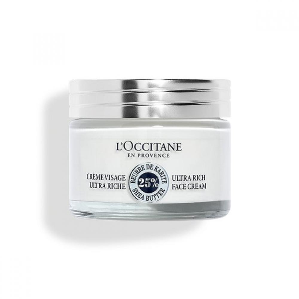 L Occitane Ультрапитательный крем для лица с маслом ши 50 мл Single option white