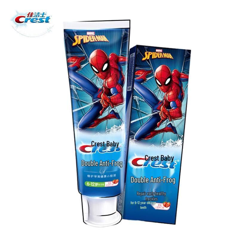 Детская зубная паста Crest Dual Action против кариеса, издание Человек-Паук blue JDST SELECTION