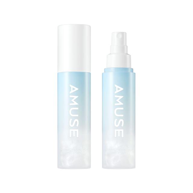 AMUSE - Керамический сияющий рисовый мист и фиксатор 80ml white