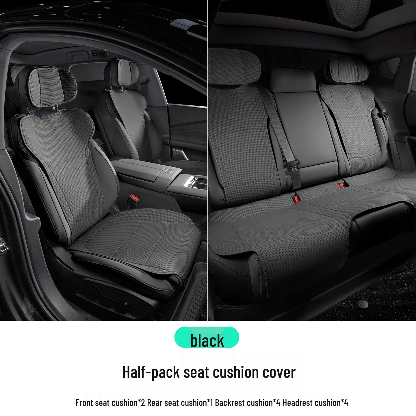 Lynk & Co Car Seat Cushion: Original Color, Half Cover, Protective Pad Default size black GearUp AutoMoto