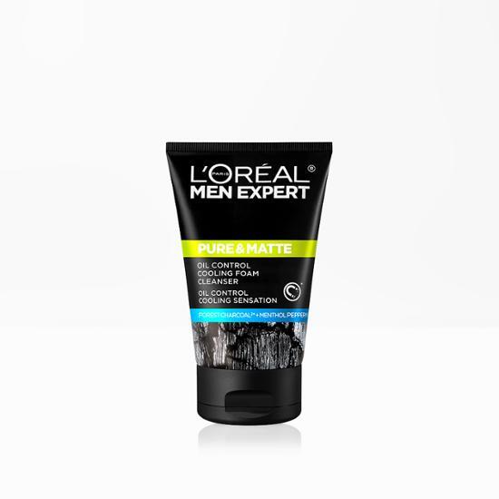 L Oreal Paris Men Pure and Matte Oak Charcoal Icy Effect Foam 100 мл black K dress beauty