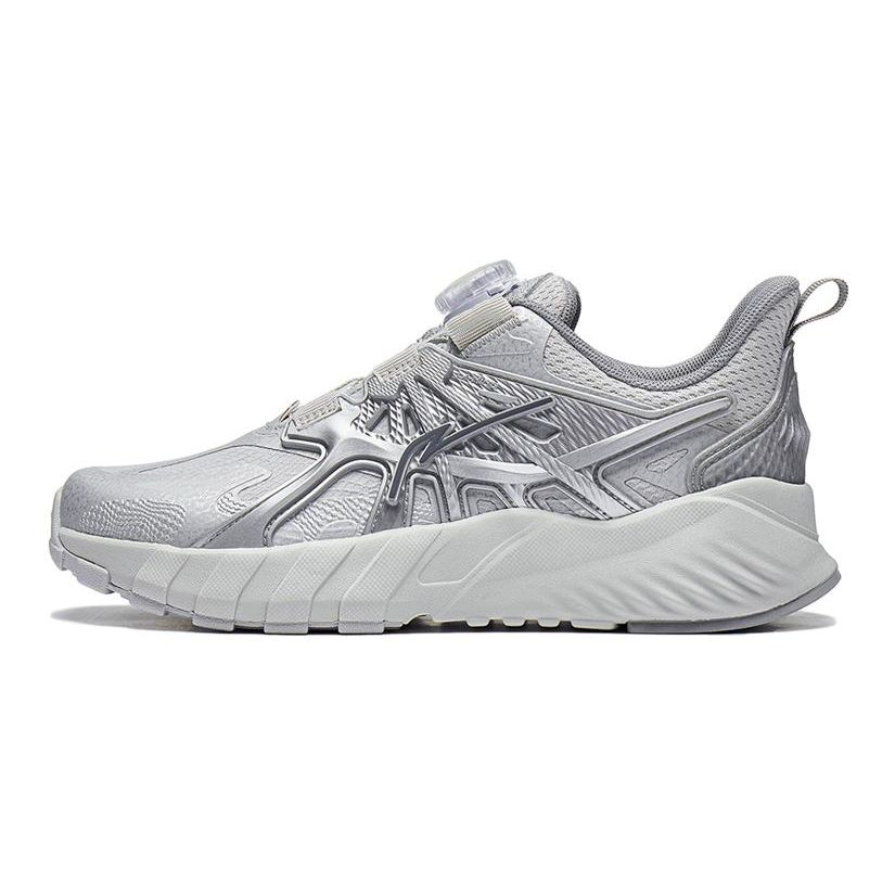 Li Ning Youth Flash Shadow V6 нескользящие амортизирующие повседневные туфли детская обувь серебристый YKCT134-1 39 white Li-Ning