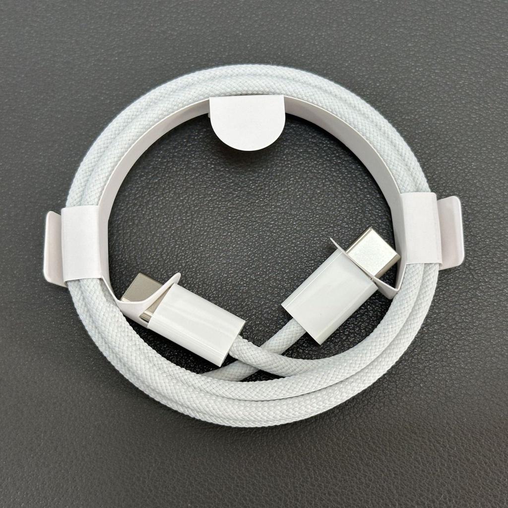 Кабель HdoorLink USB-C для iphone 15 Pro Max PD 60 Вт, быстрое зарядное устройство для Xiaomi Samsung, аксессуары для iPad, кабель USB C к типу C 1M белый