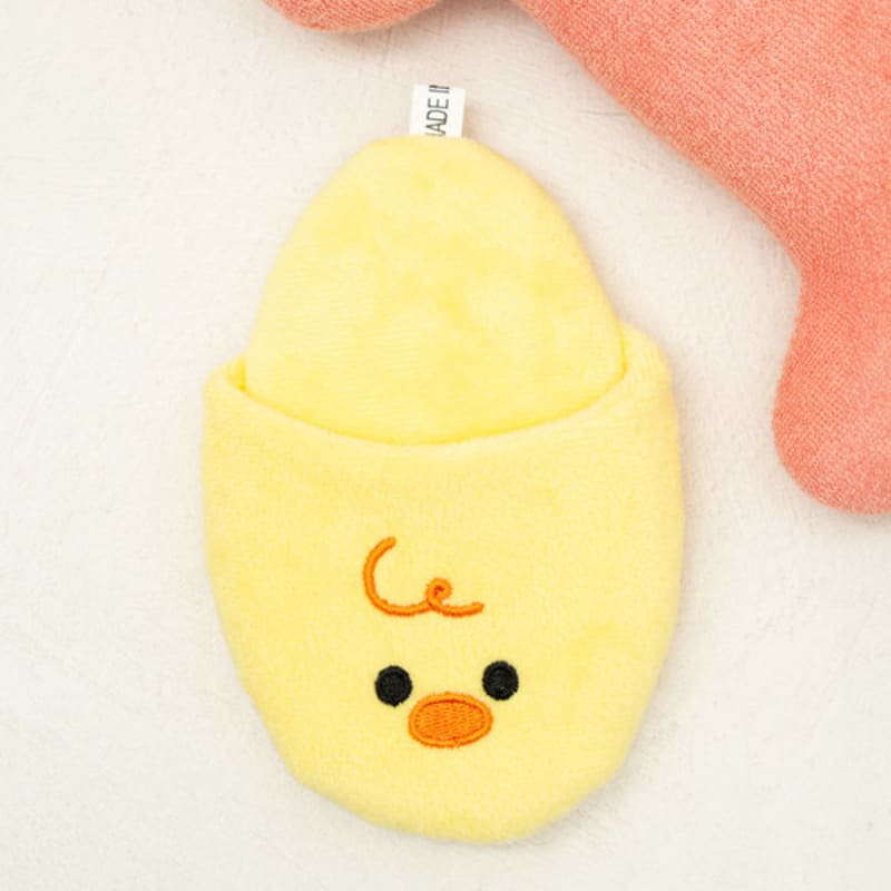 [Питомец] Вышитые тапочки-пуанты Игрушка Цыпленок beige Daiso