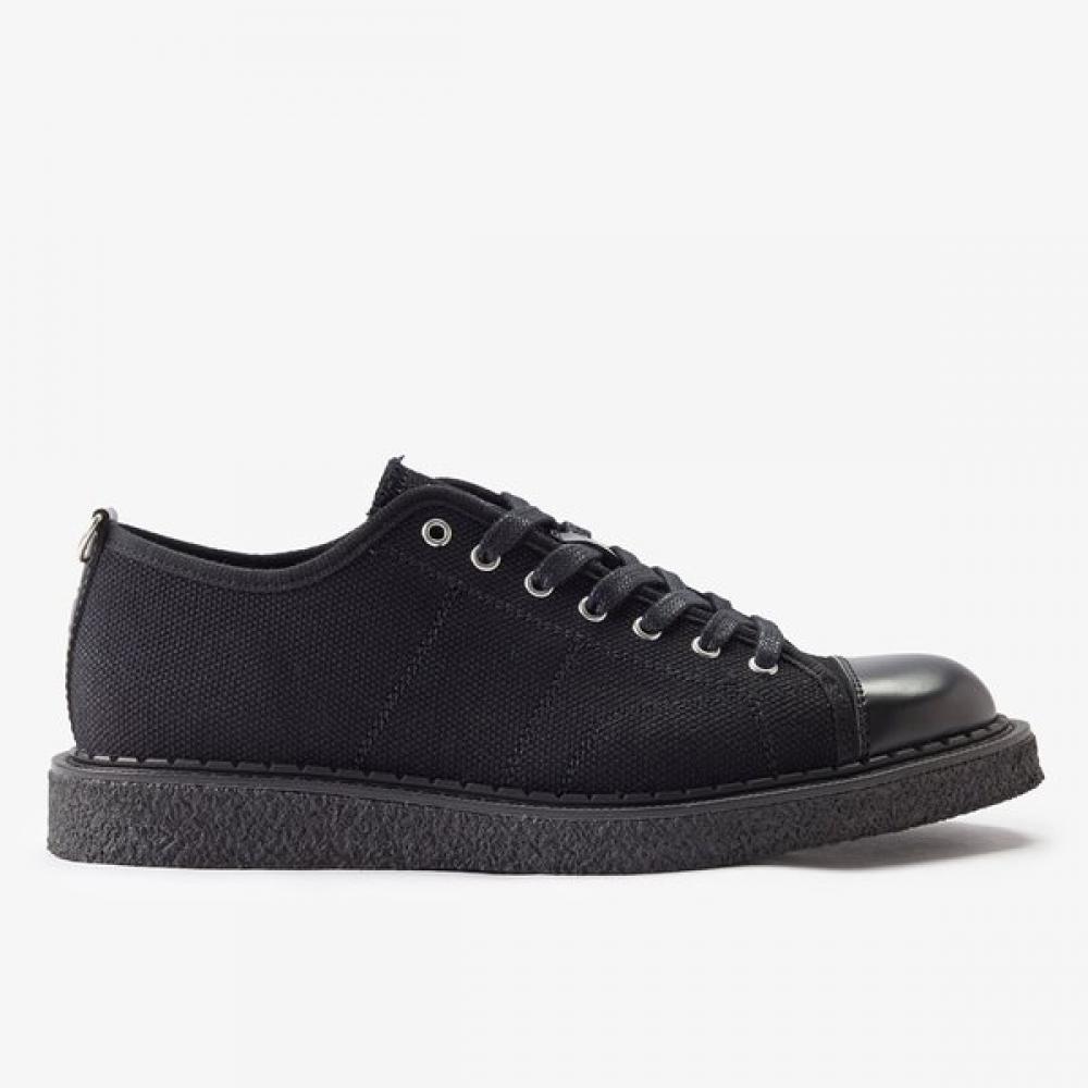 Fred Perry Мужские S Тяжелый холст Мокасины Sfpm2336335 102 260 black