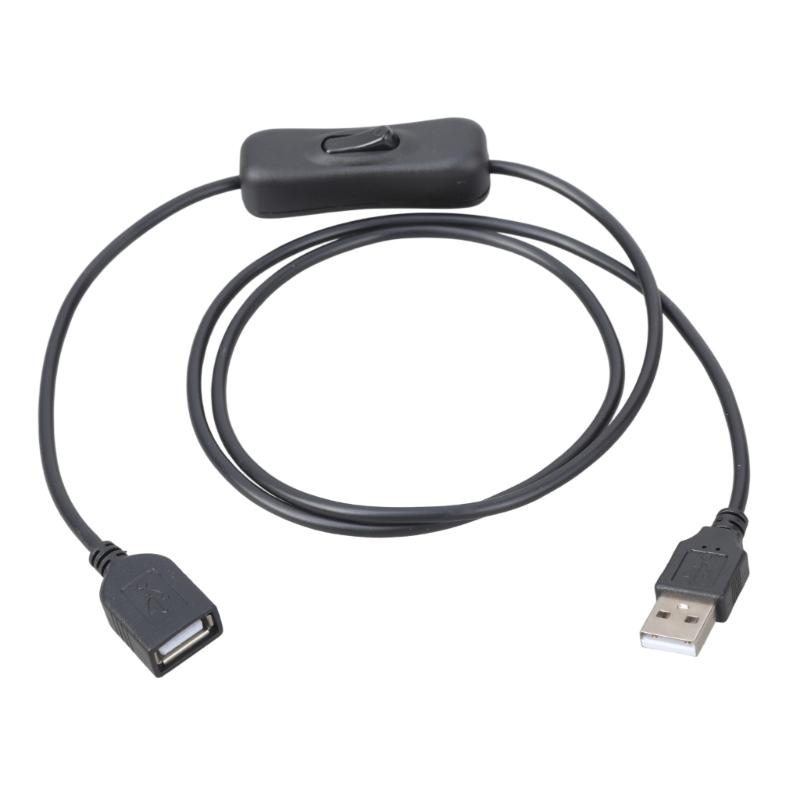 USB 2.0 Удлинительный кабель Папа-Мама с переключателями Для принтеров, камер, геймпадов, жесткого диска принтера, камеры 1 gray Brioche