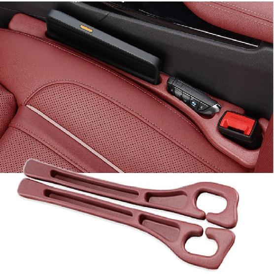 Car Seat Gap Filler 2 Pack, Universal Fit PU Leather Car Seat Gap Plug To Fill The Gap Between Seat And Console, Car Seat Crevice Blocker Stop Things кларет 91510107MAC221GX68