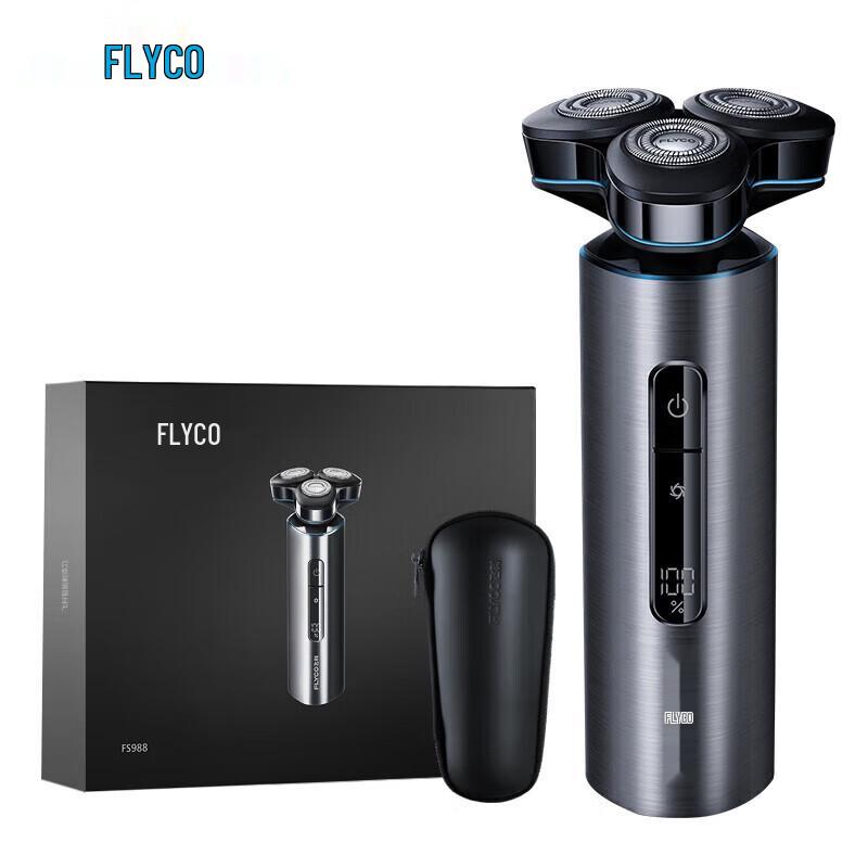 Электрическая роторная бритва Feike FS988 gray Flyco