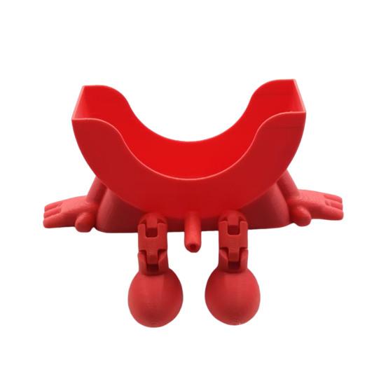 3D Printed Sponge Holder with Drainage Bathroom Kitchen Sink Countertop Sponge Stand with Articulated Legs Multifunctional Sponge Organizer Storage красный Dengjunhu