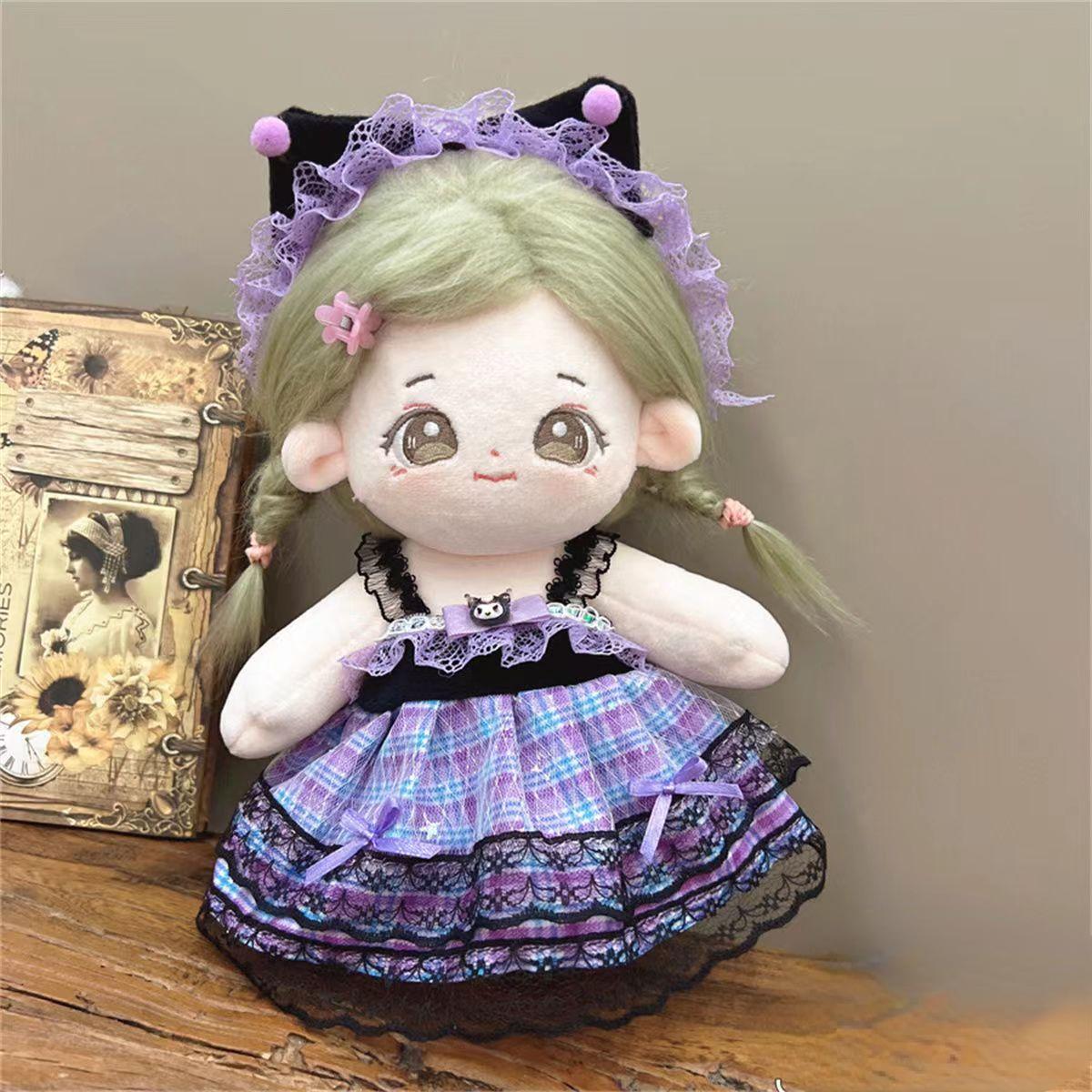 Милая принцесса Dres JK униформа одежда для 20 см хлопковая плюшевая мультяшная кукла своими руками нарядная одежда юбка костюм носки игрушка девочка подарок white Kidsly
